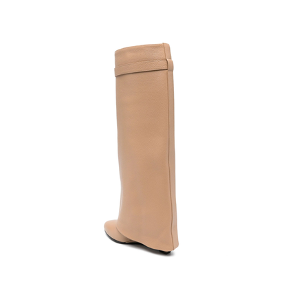 Beige Leather