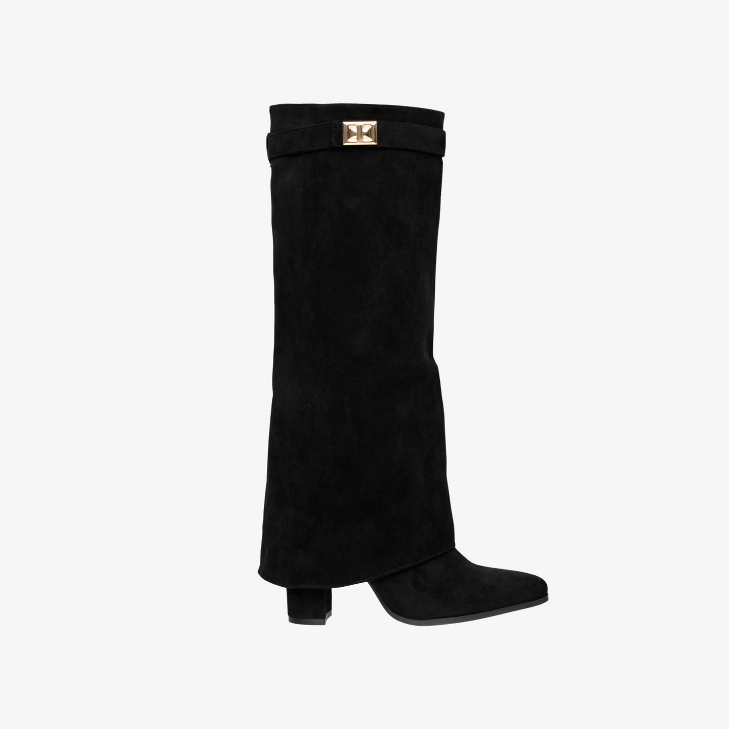 Schwarz Suede