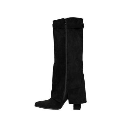 Schwarz Suede