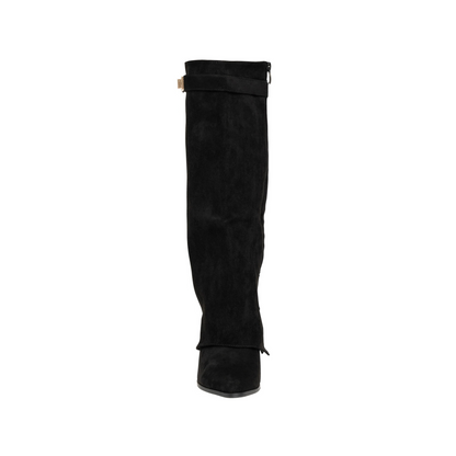 Schwarz Suede
